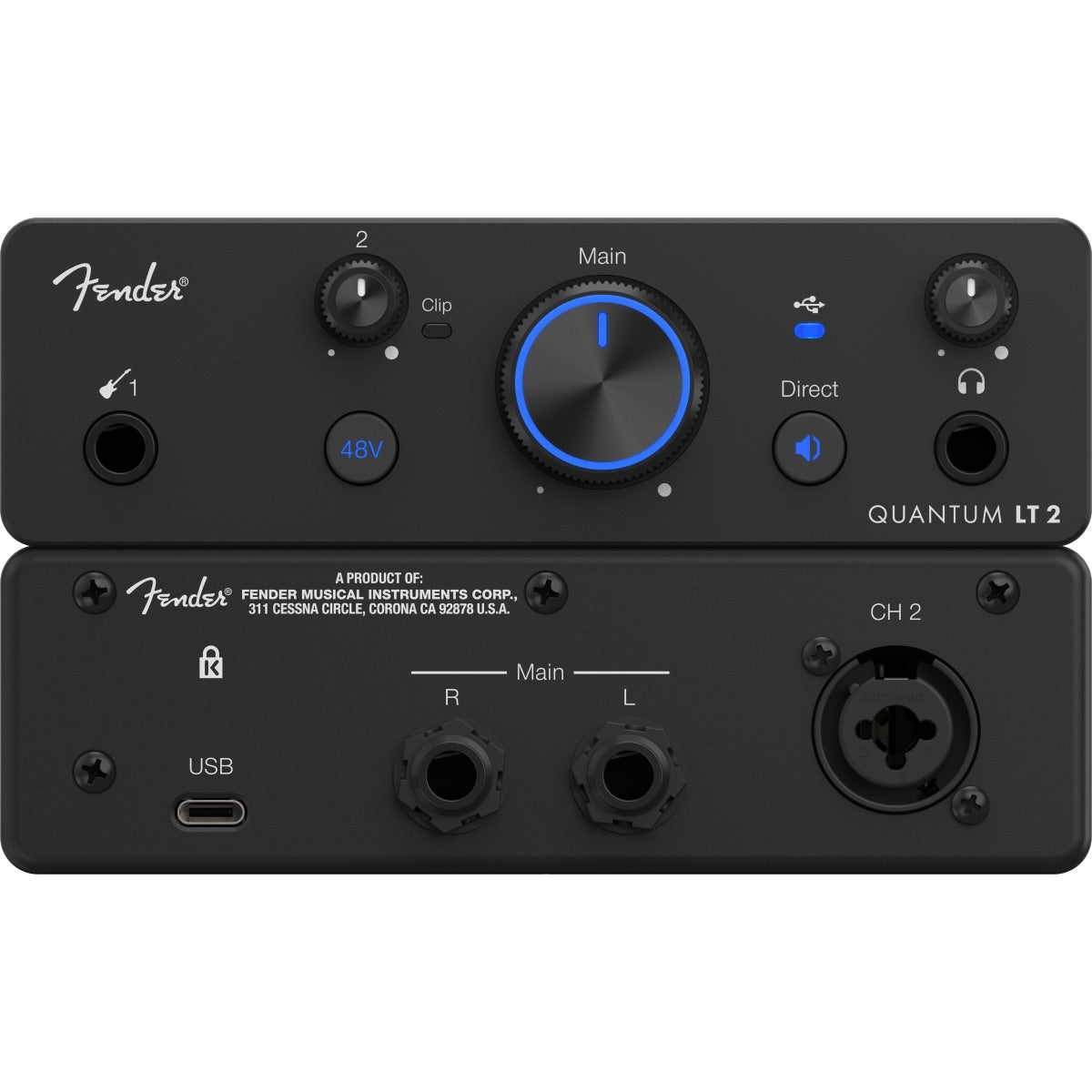 Fender Studio Quantum LT 2 Audio Interface (USB-C)