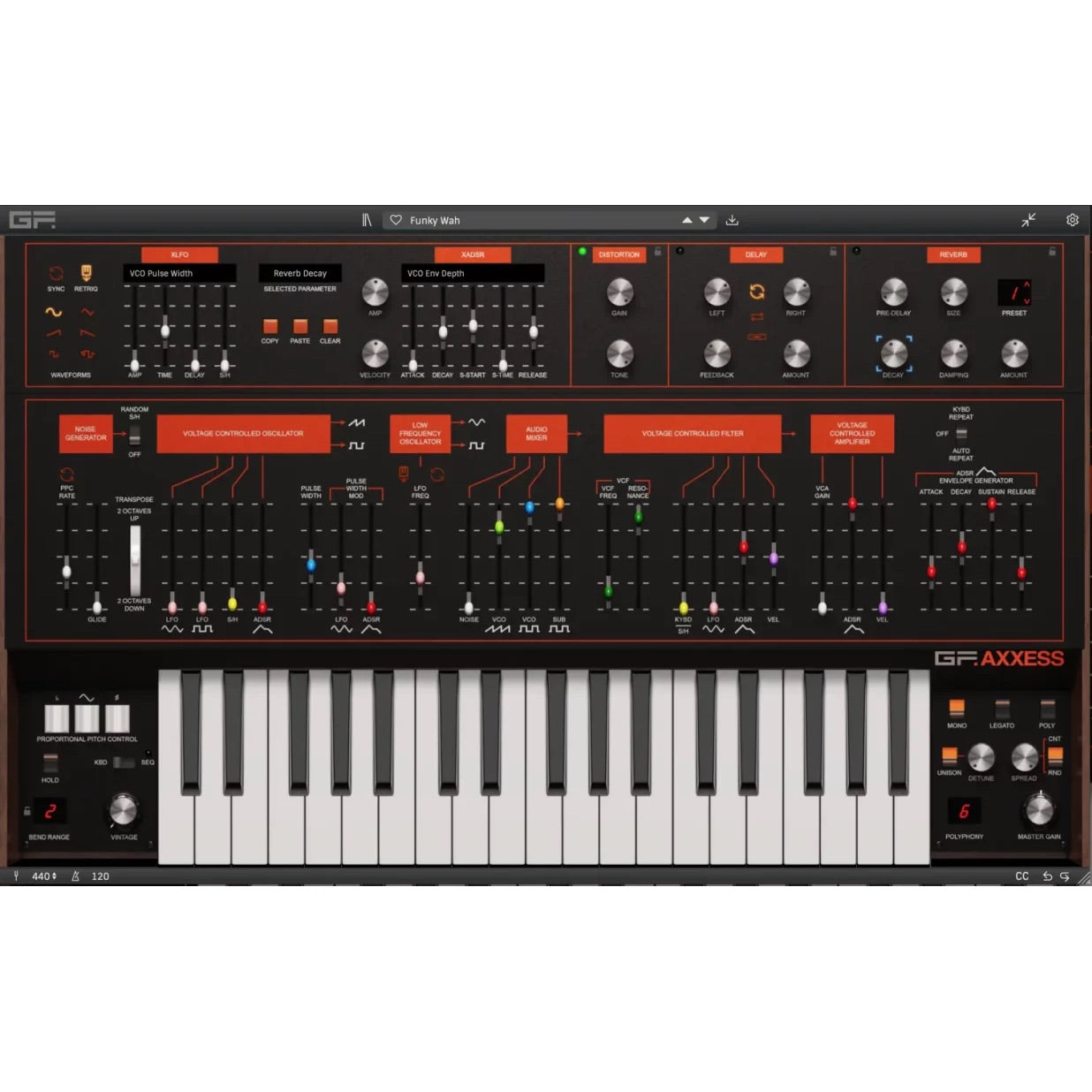 GForce Axxess Virtual Instrument