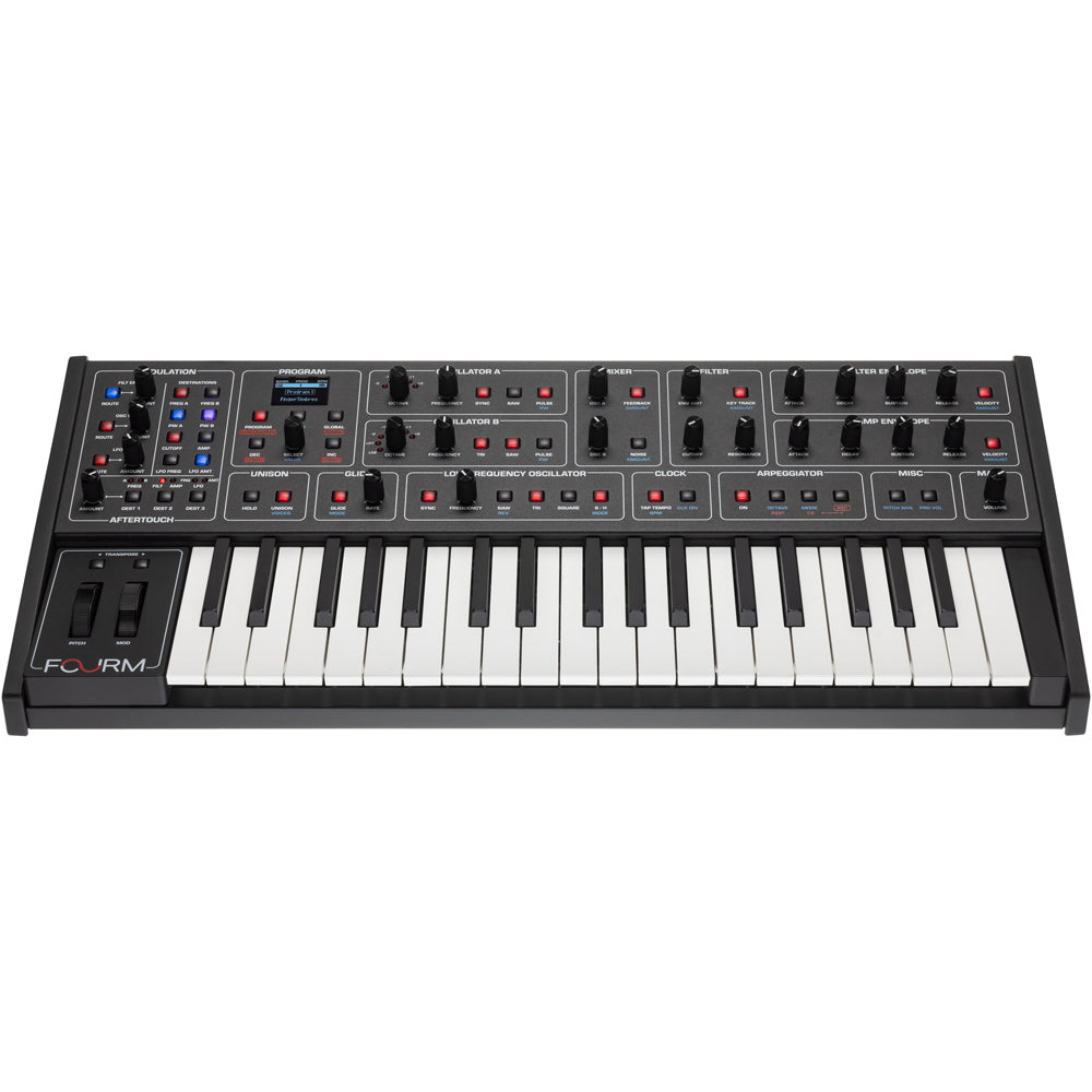 Sequential Fourm Analog Synthesizer