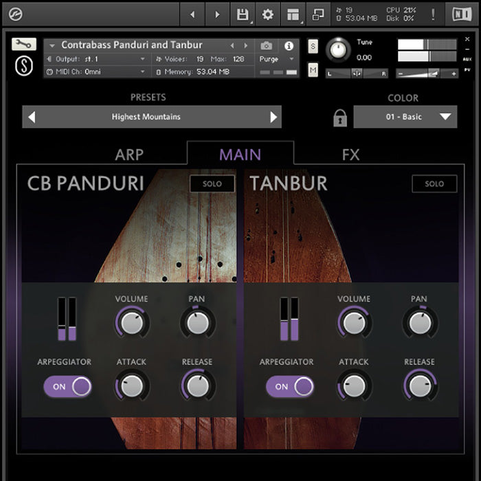 Sonuscore Origins Vol. 10 Contrabass Panduri & Tanbur Virtual Instrument