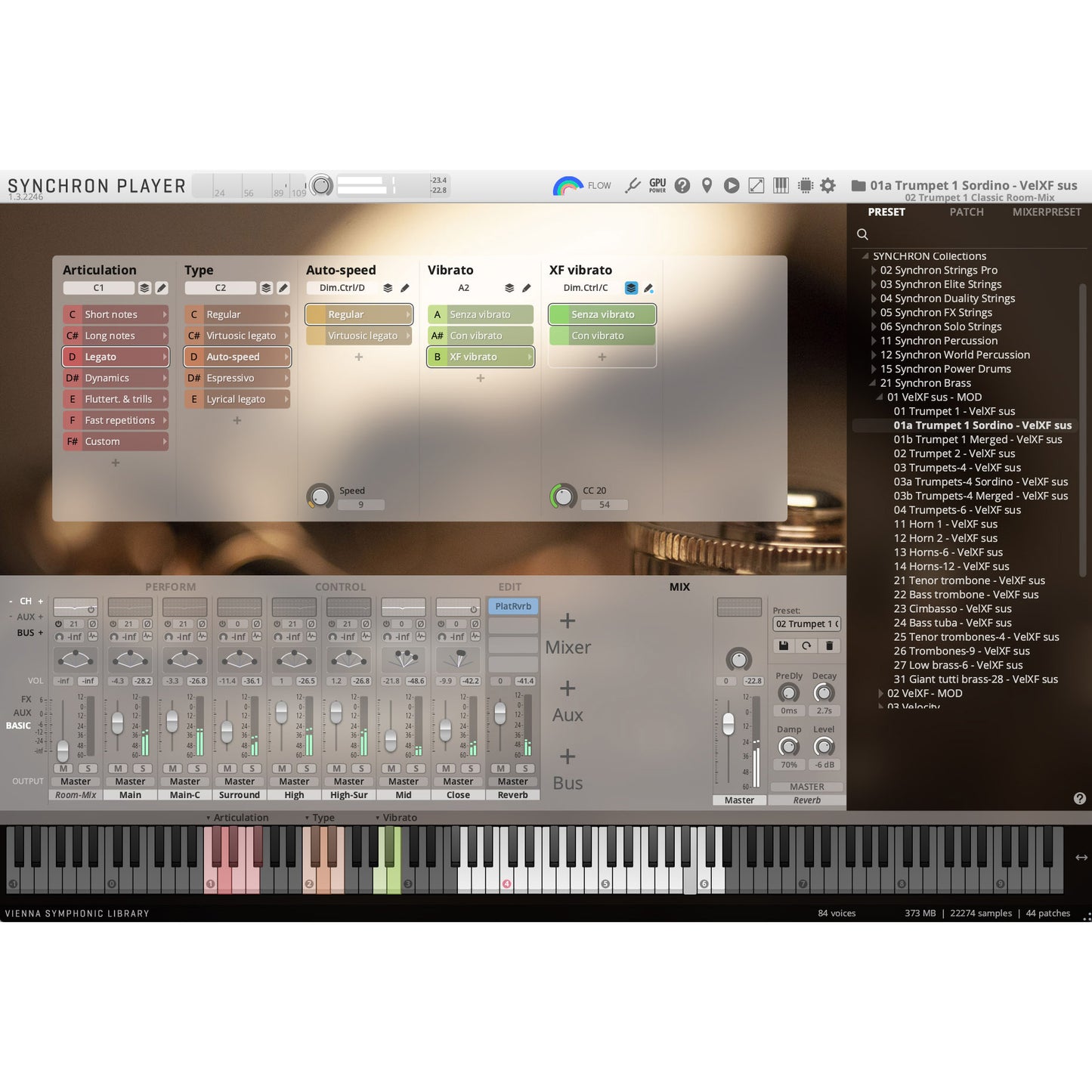 Vienna Symphonic Library Synchron Trumpet (Bb, muted)
