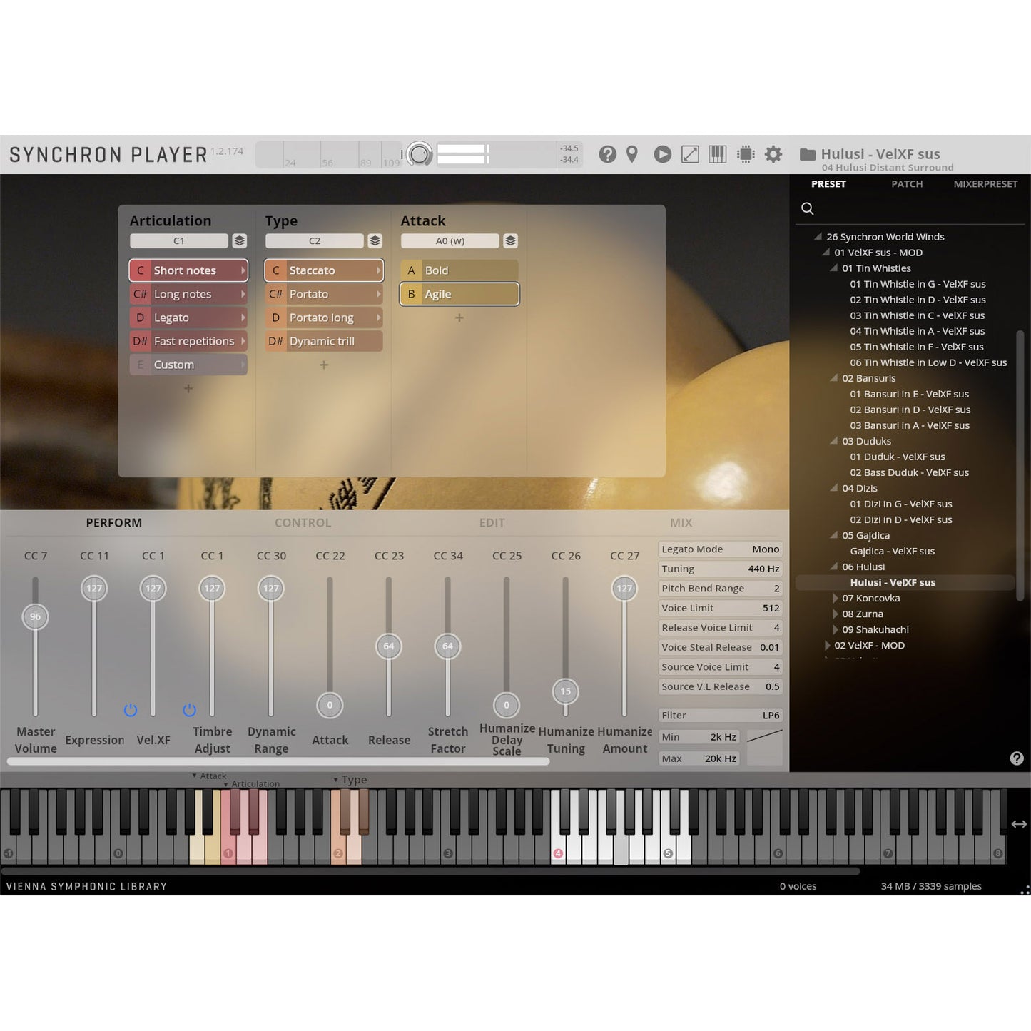 Vienna Symphonic Library Synchron Hulusi
