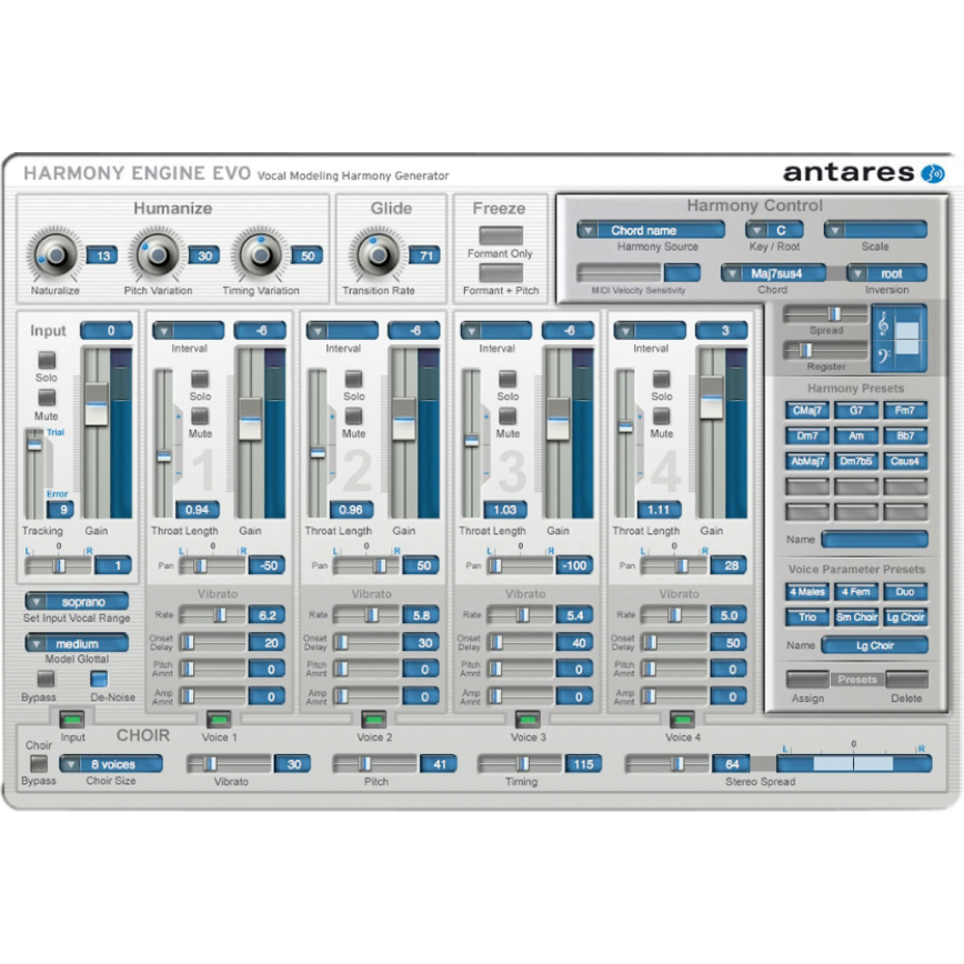 Antares Harmony Engine Harmony Generator