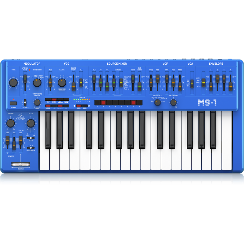 Behringer MS-1 Analog Synthesizer (Blue)
