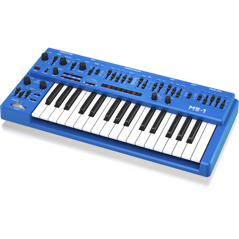 Behringer MS-1 Analog Synthesizer (Blue)