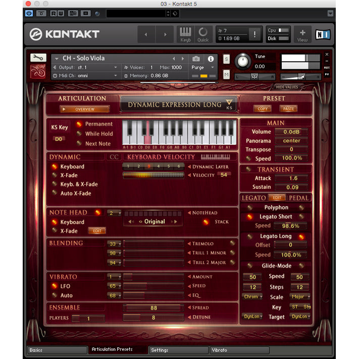 Best Service Chris Hein Solo Viola EXtended