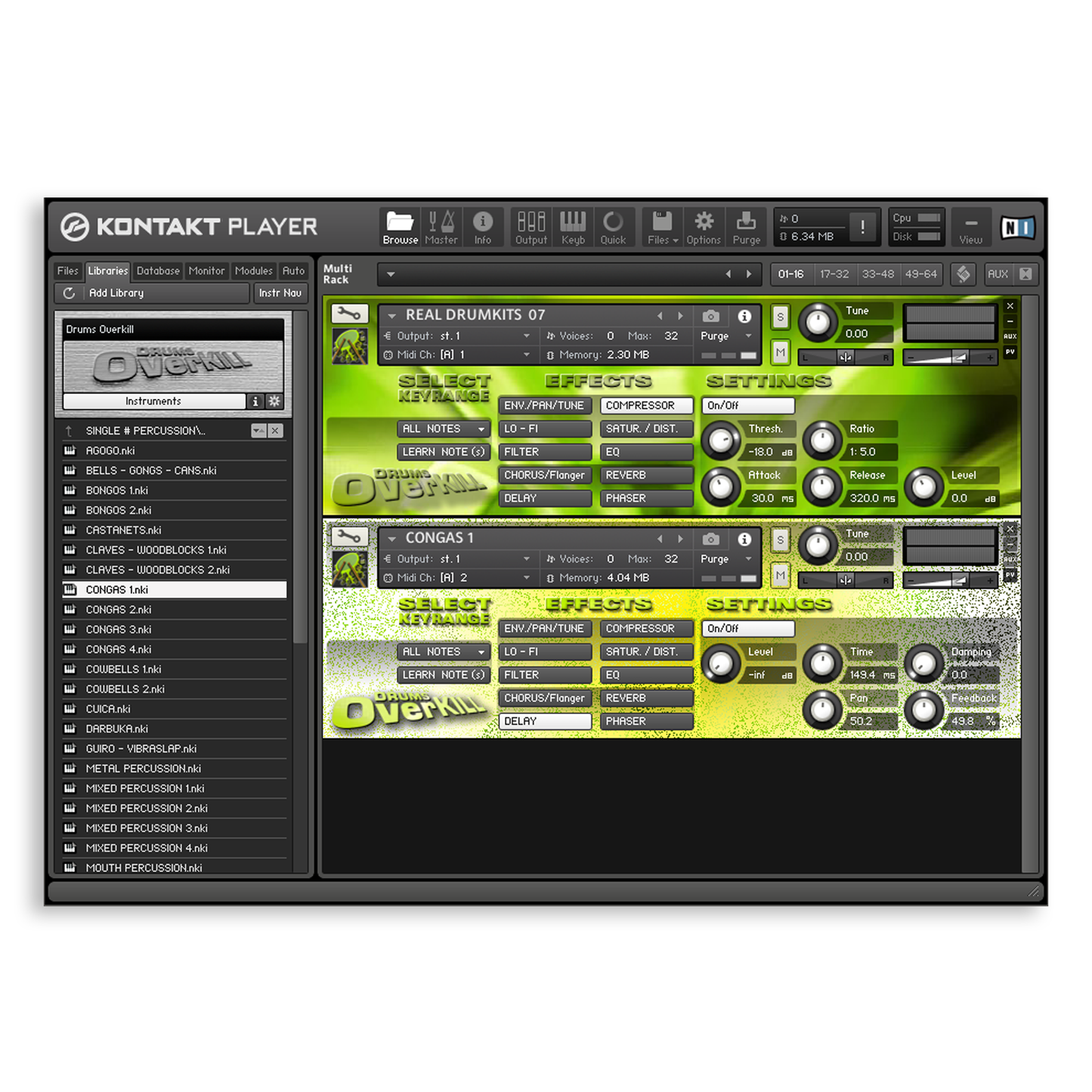 Best Service Drums Overkill