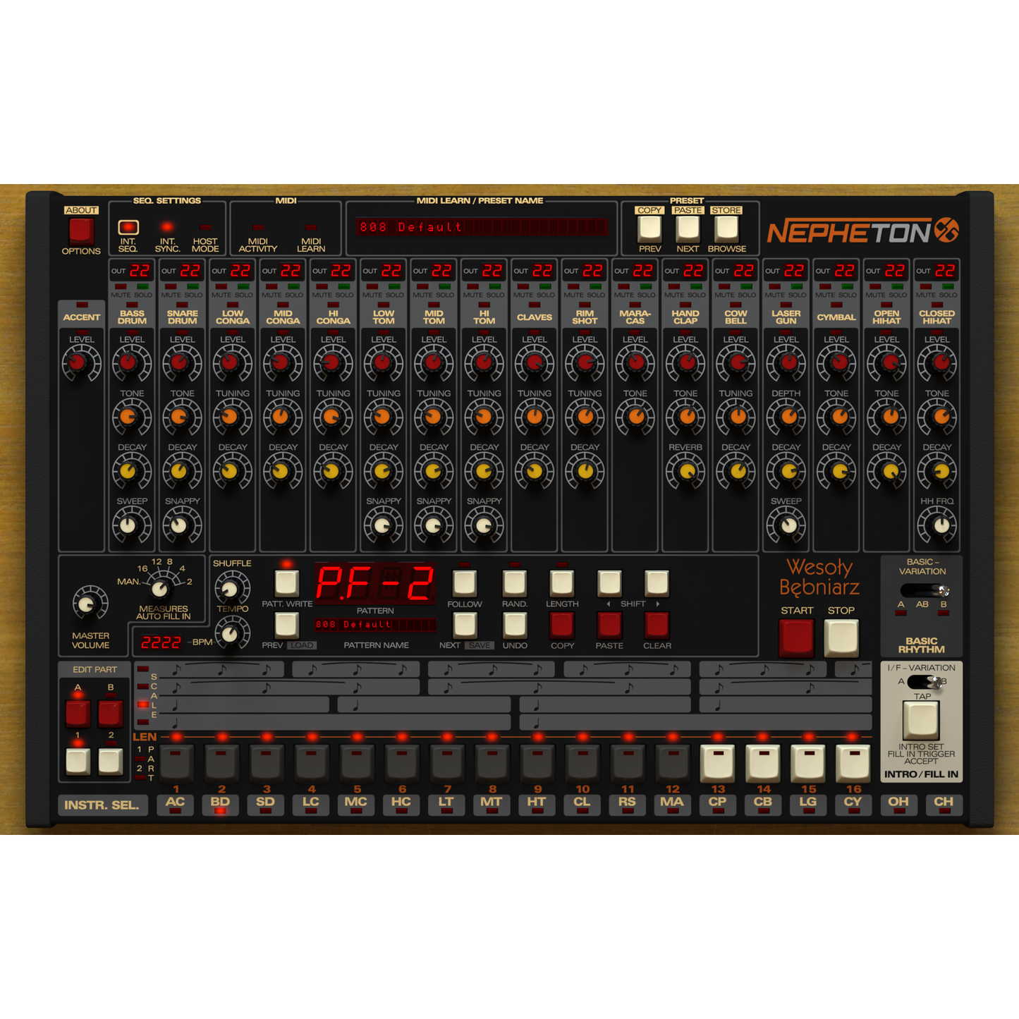 D16 Group Nepheton Virtual Drum Machine