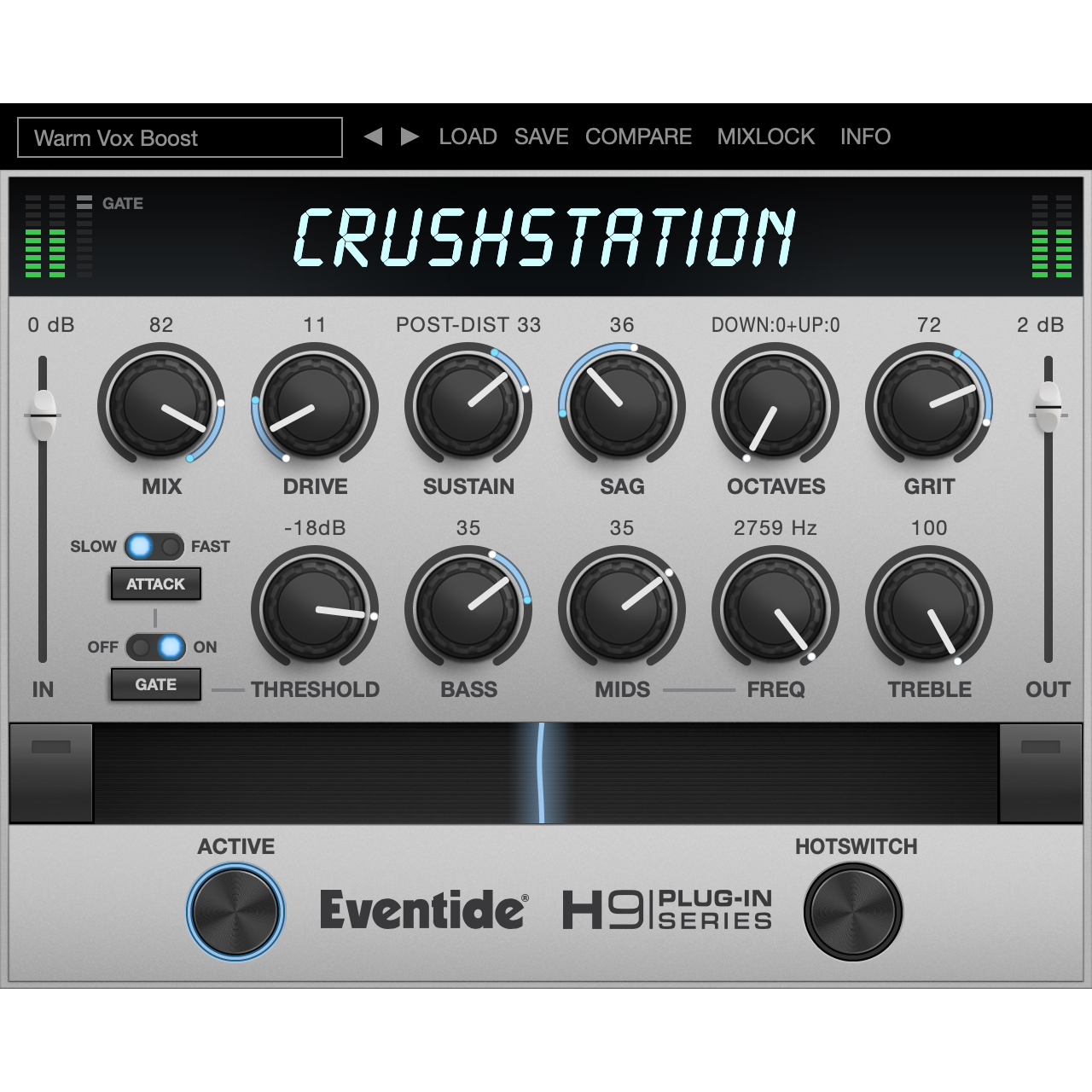 Eventide CrushStation Overdrive Distortion Command Center