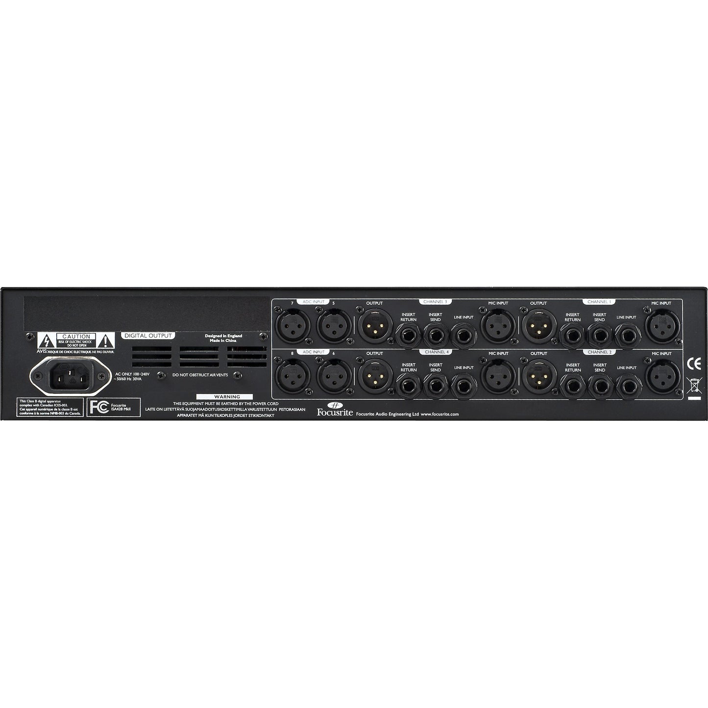 Focusrite ISA 428 MkII Microphone Preamp