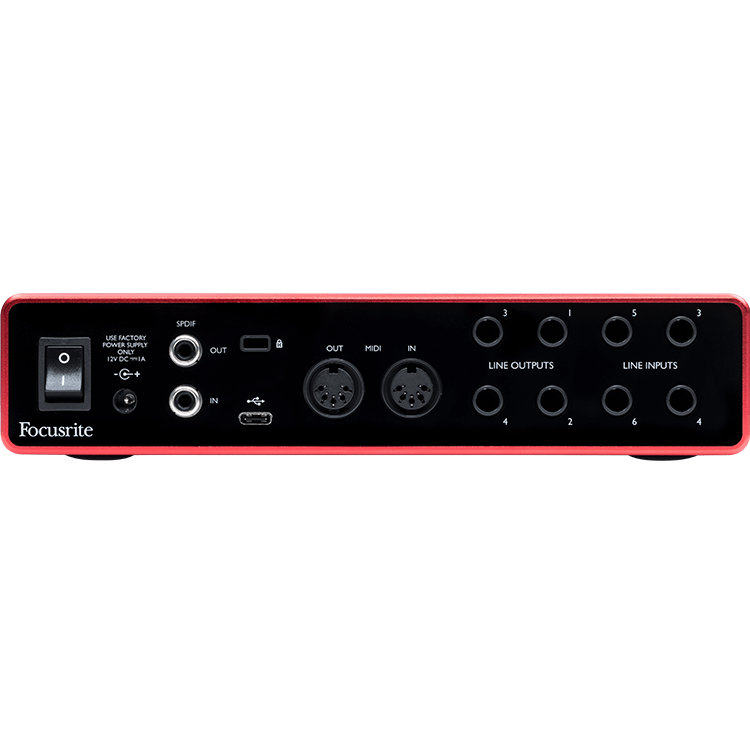 Focusrite Scarlett 8i6 Audio Interface (USB)