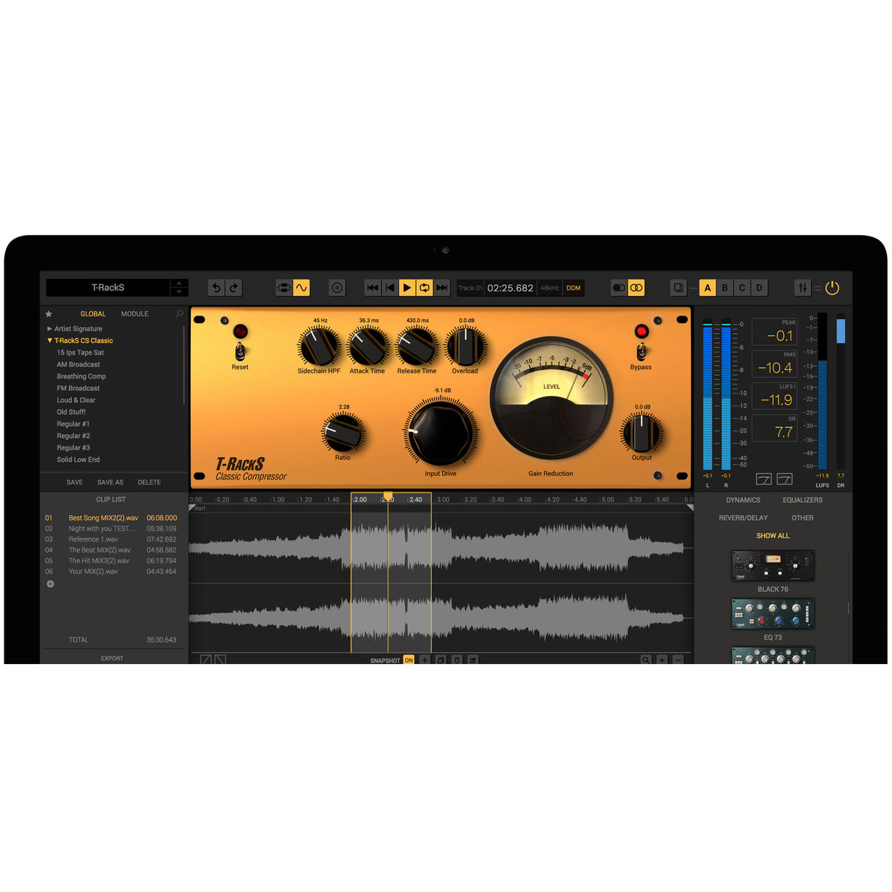 IK Multimedia Classic Compressor Plug-In