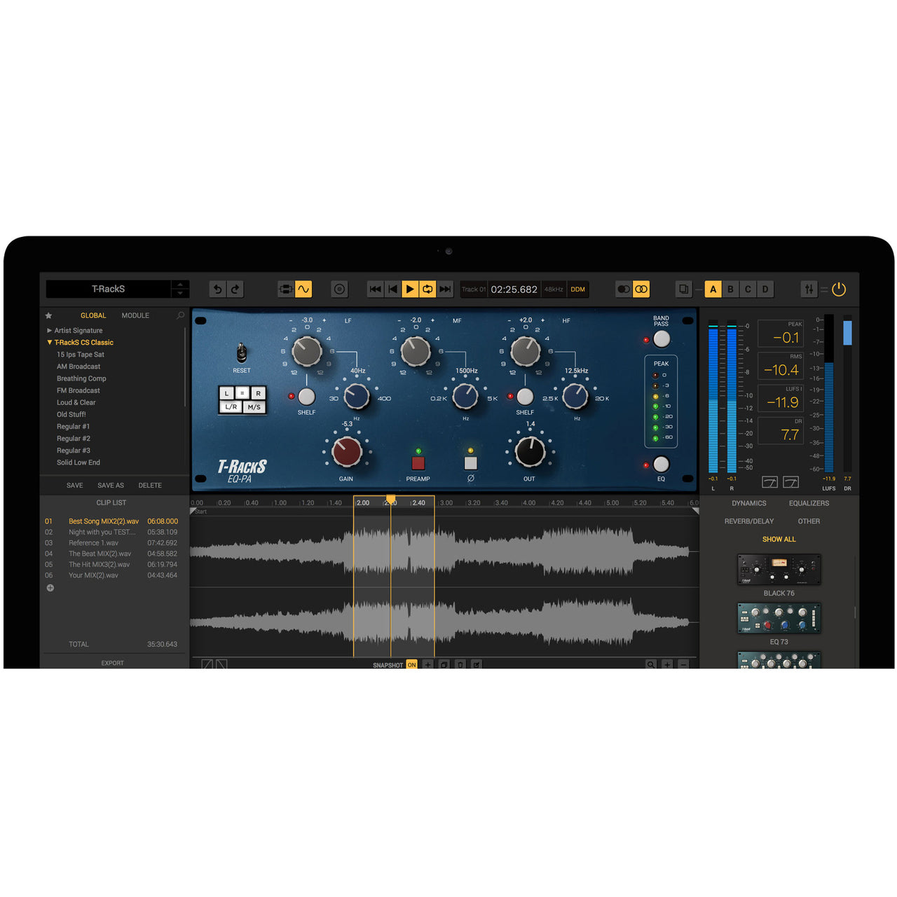 IK Multimedia EQ PA Plug-In