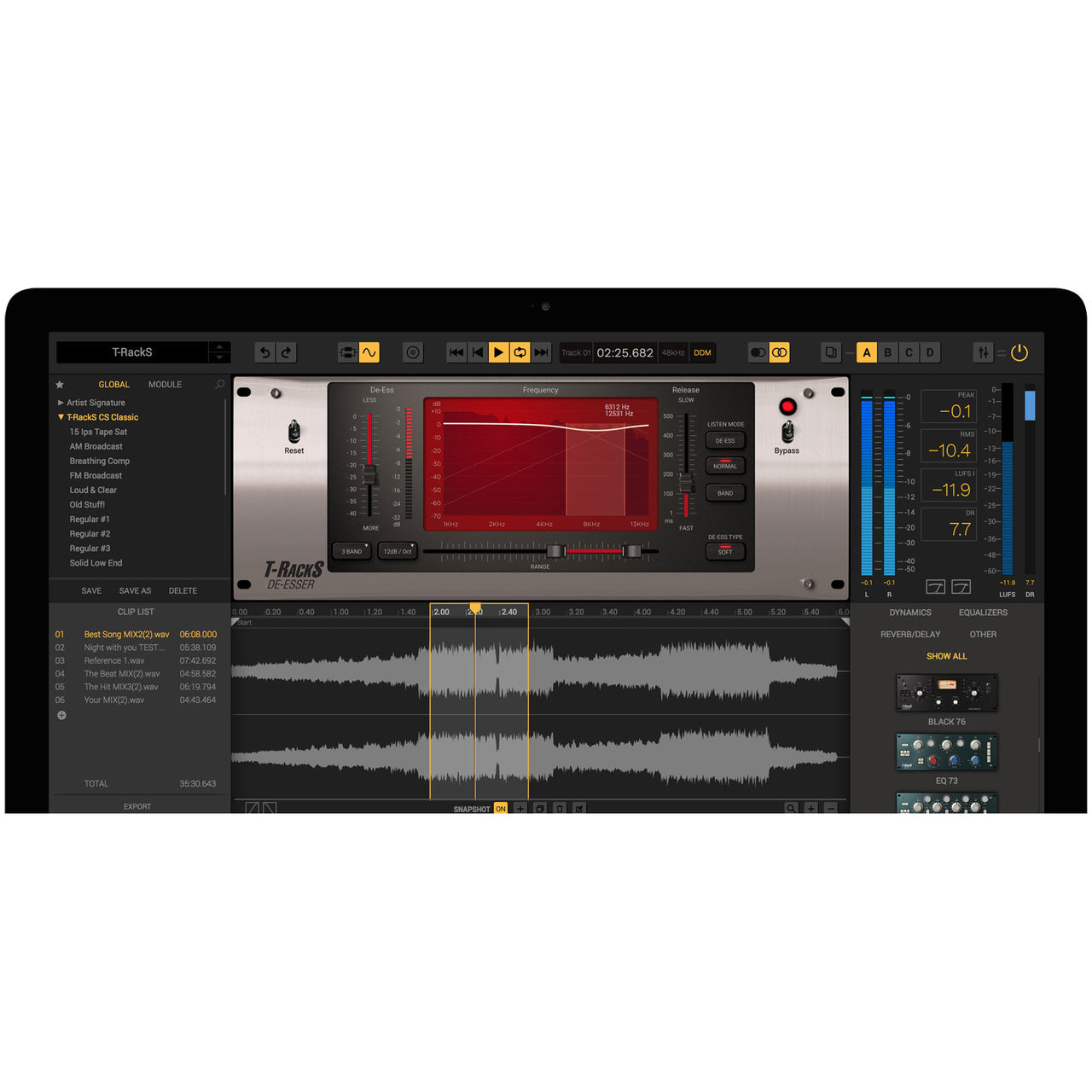 IK Multimedia Multi-Band De-Esser Plug-In