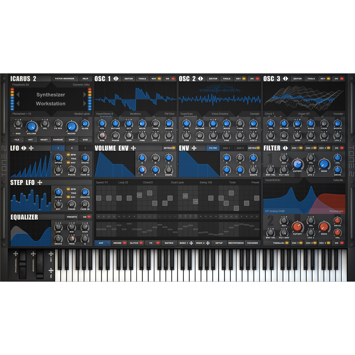 Tone2 Icarus 2 Virtual Synthesizer Workstation
