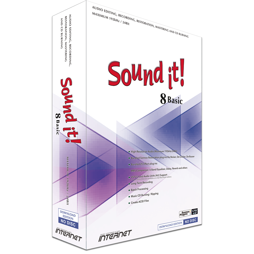 Internet Co. Sound it! 8 Basic (Mac)