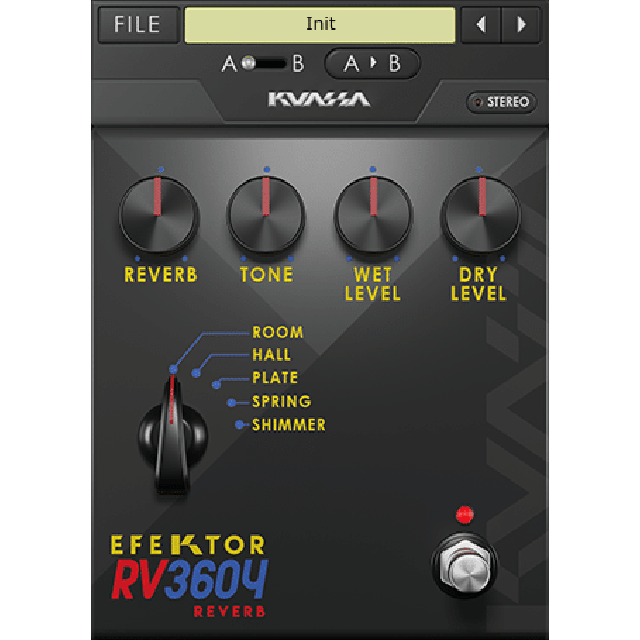 KUASSA Efektor RV3604 Reverb Plug-In