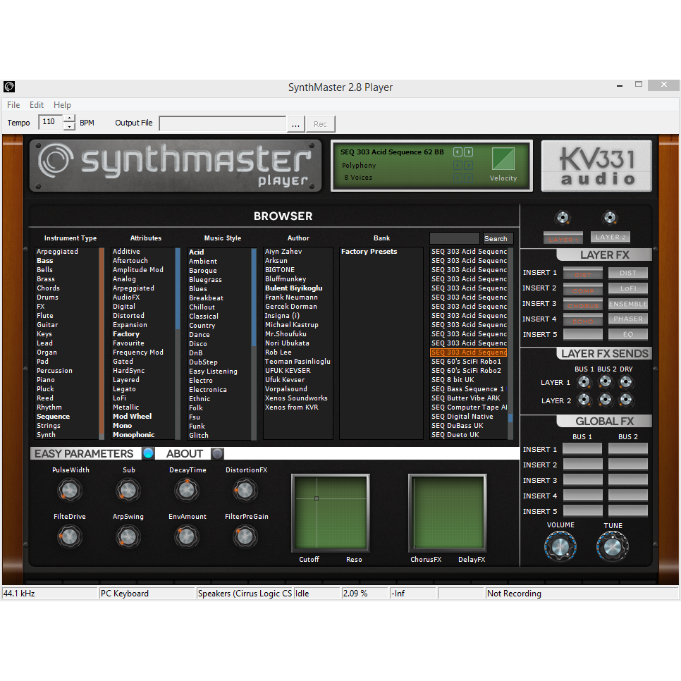 KV331 Audio SynthMaster