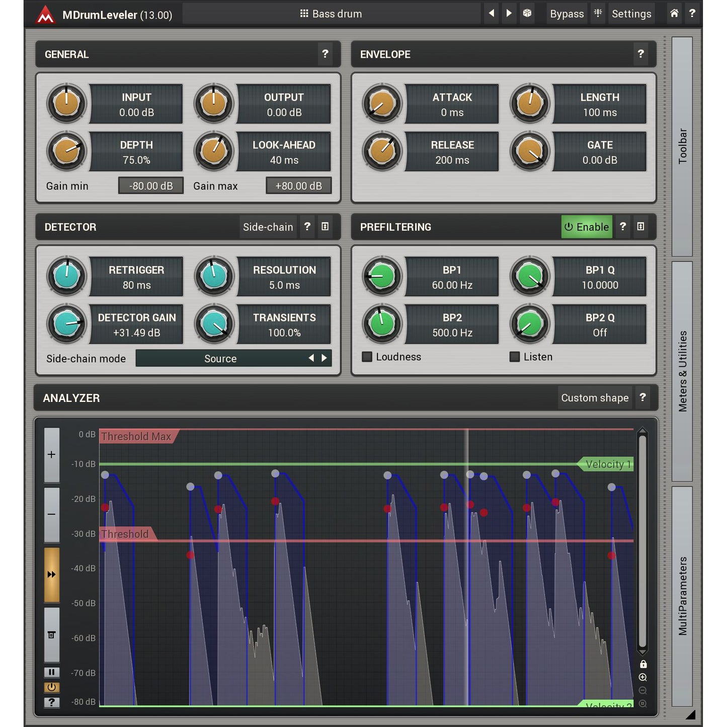 MeldaProduction MDrumLeveler