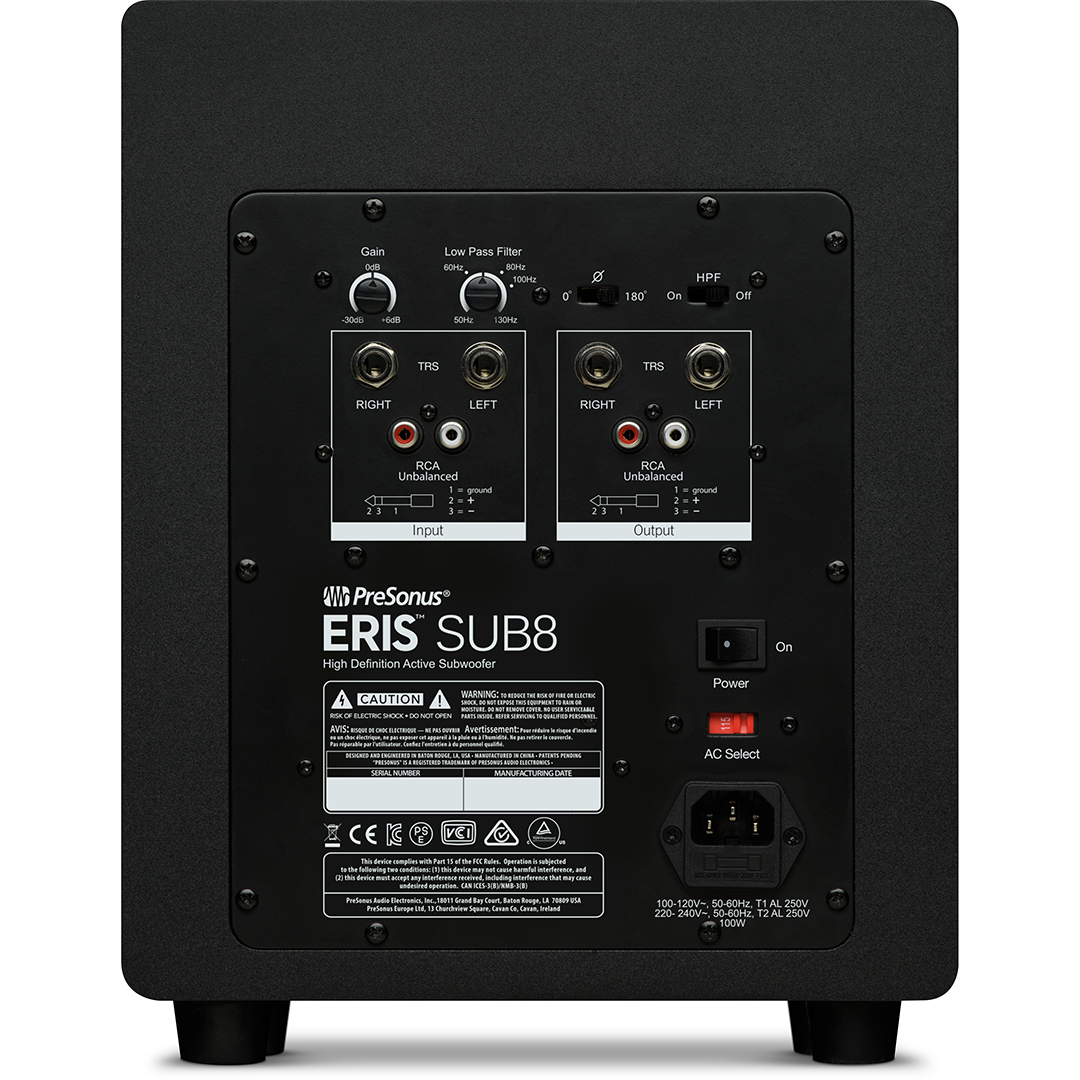 PreSonus Eris Sub8 Subwoofer