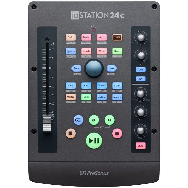 Presonus ioStation 24c 2x2 USB-C Audio Interface Production Controller