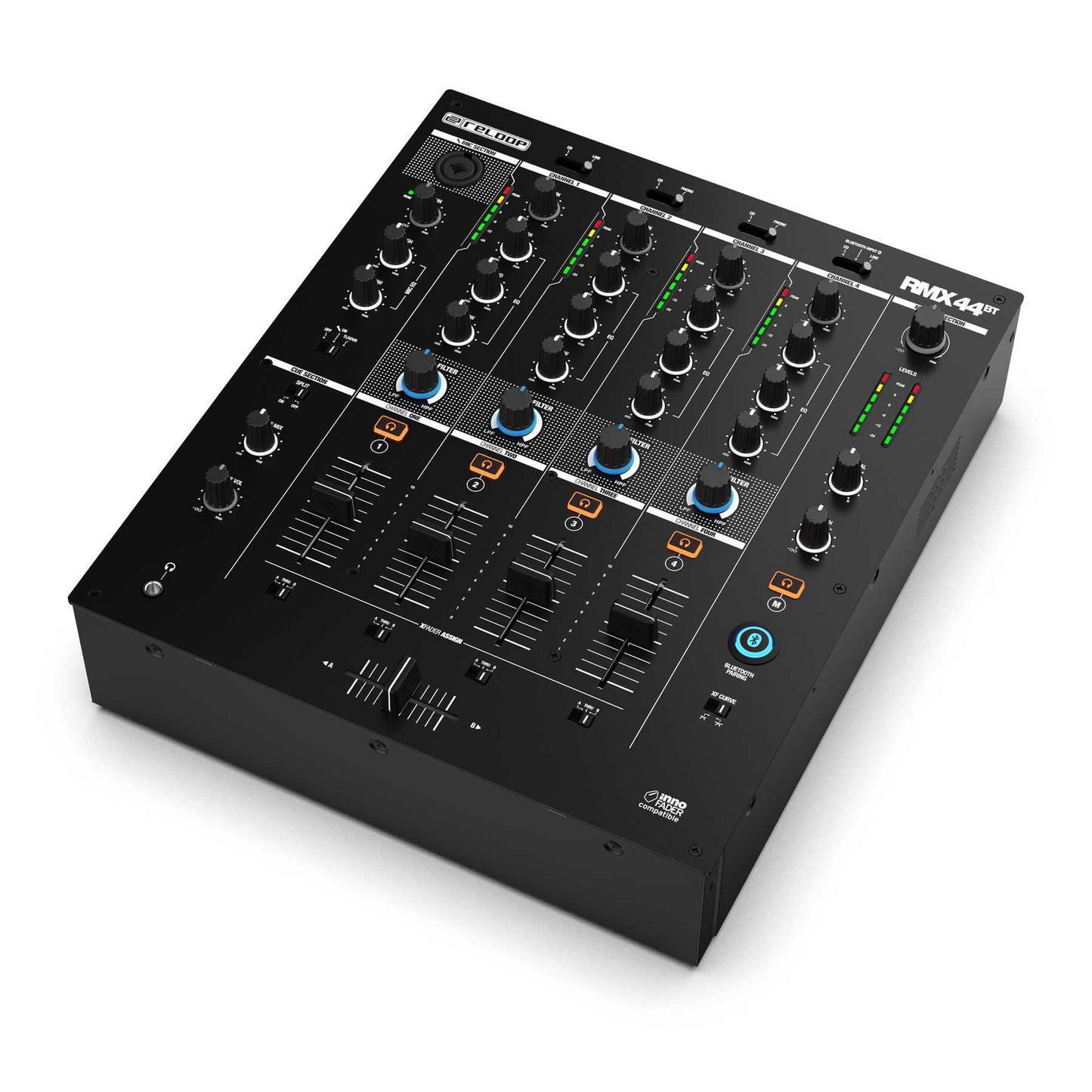 Reloop RMX-44 BT DJ Mixer (4-Channel Bluetooth)