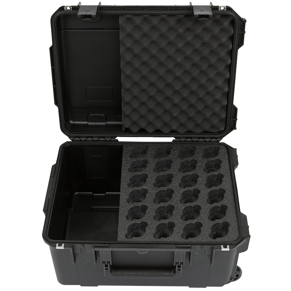 SKB 3i-2015-MC24 iSeries Microphone Case (24 Microphones) - Wheels