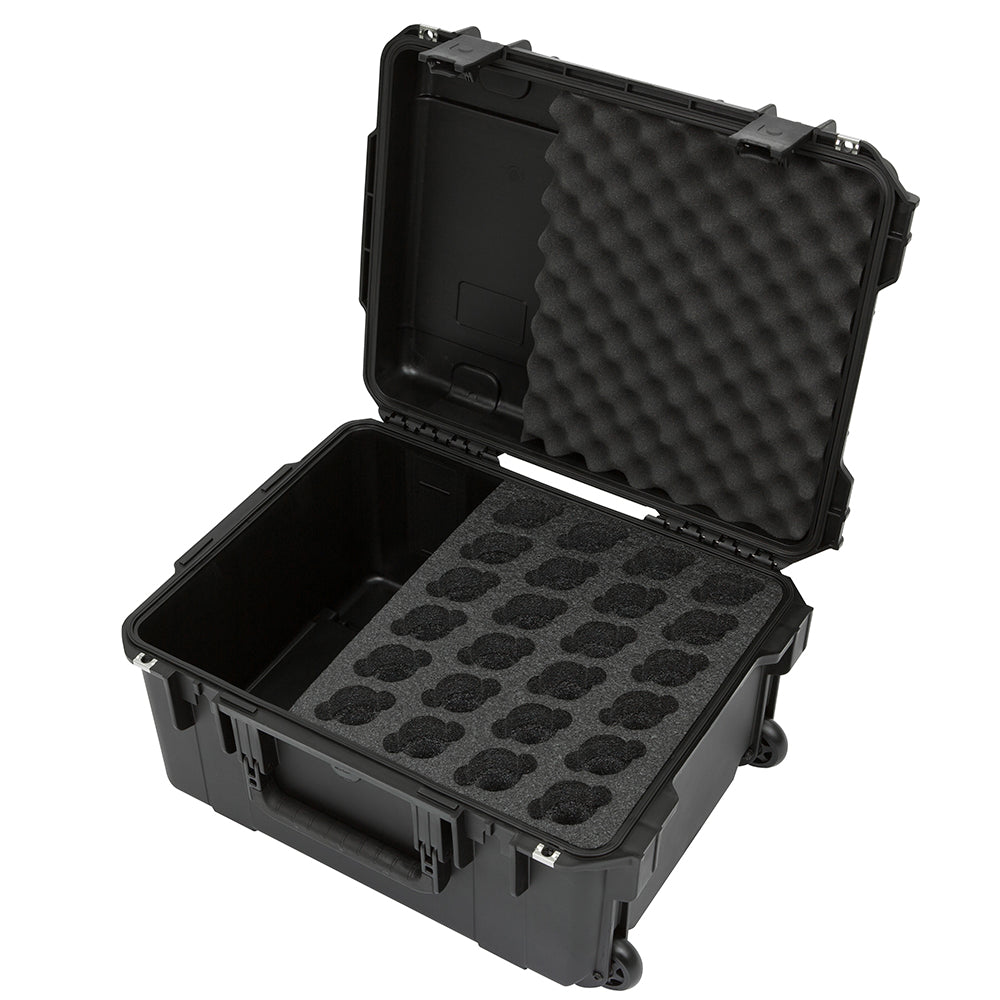 SKB 3i-2015-MC24 iSeries Microphone Case (24 Microphones) - Wheels