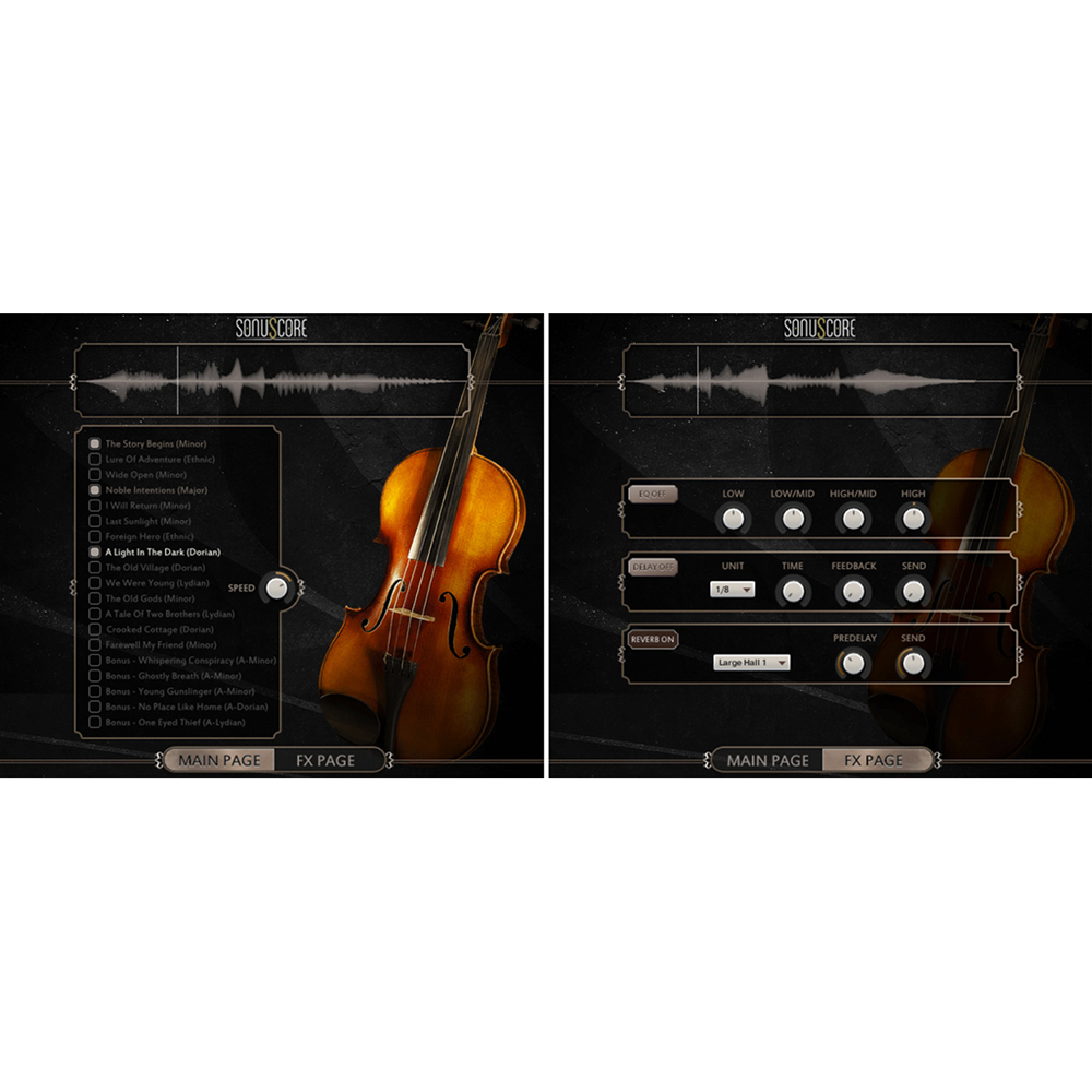 SonuScore Lyrical Violin Phrases