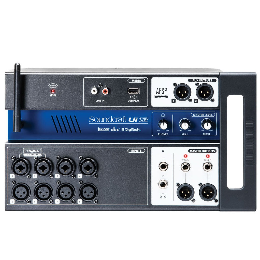 Soundcraft Ui12 Digital Mixer (Remote-Controlled)