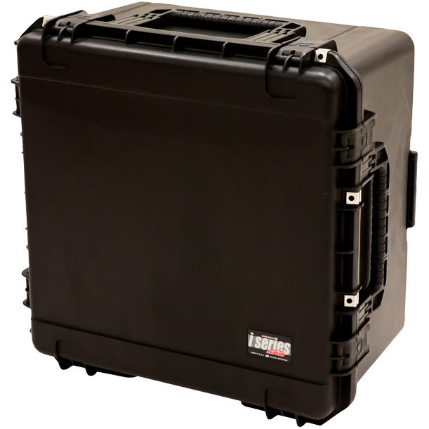 SKB iSeries Utility Case (Cubed Foam) - 3i-2424-14BC (Retractable Handle & Wheels) - Waterproof Injection Molded