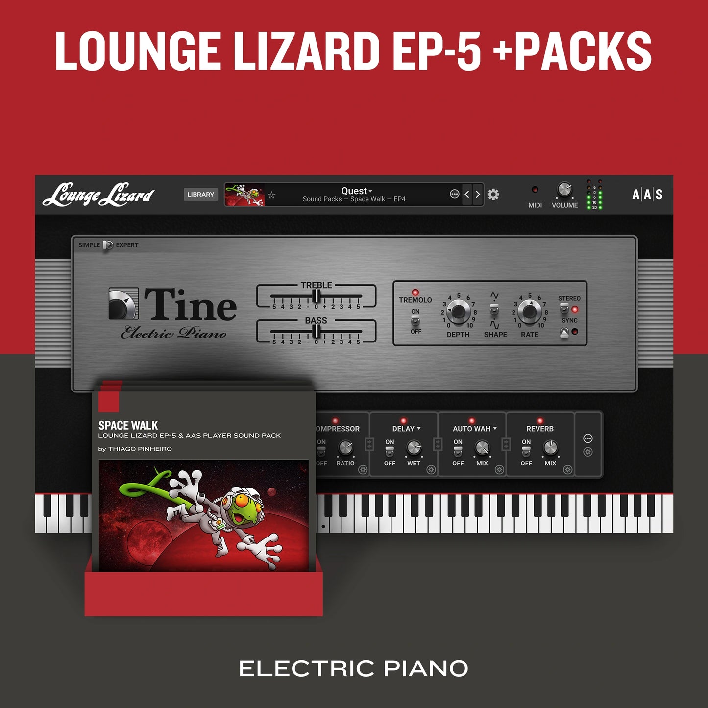 Applied Acoustics Systems Lounge Lizard EP-5 + Packs
