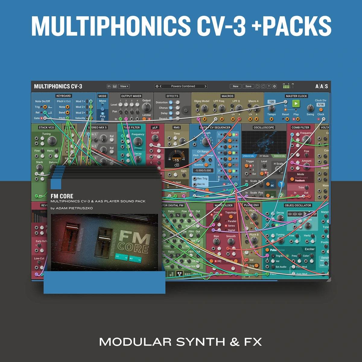 Applied Acoustics Systems Multiphonics CV-3 + Sound Packs