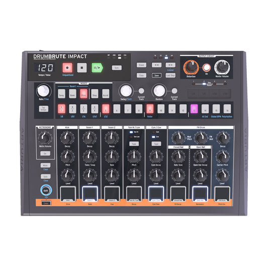 Arturia DrumBrute Impact Analog Drum Machine