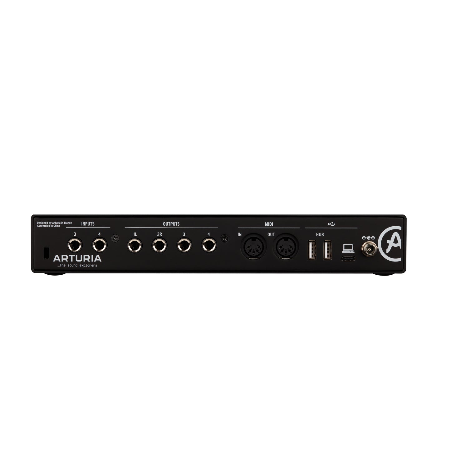Arturia MiniFuse 4 Audio Interface (USB-C) - Black