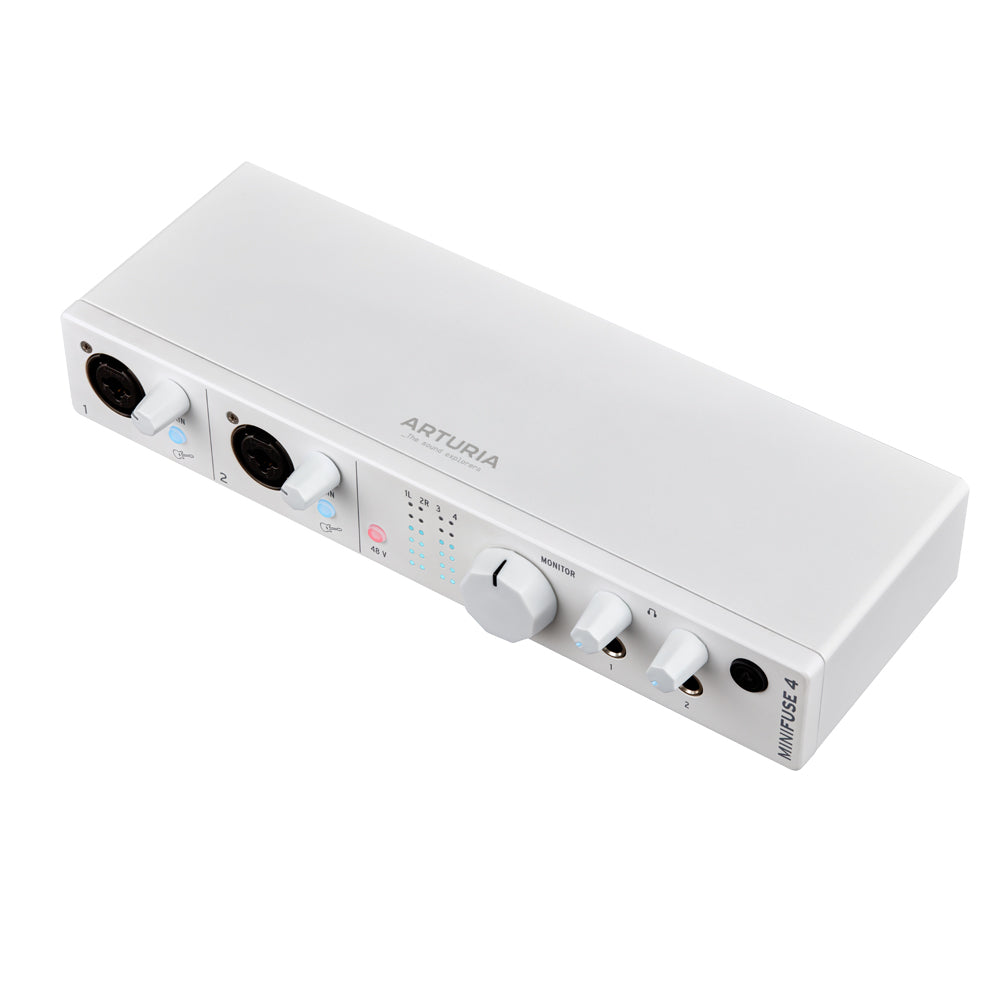 Arturia MiniFuse 4 Audio Interface (USB-C) - White