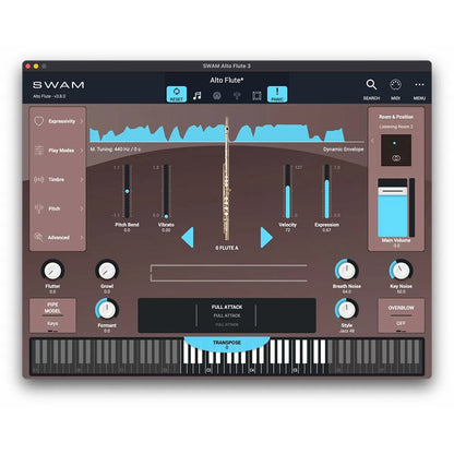 Audio Modeling SWAM Alto Flute