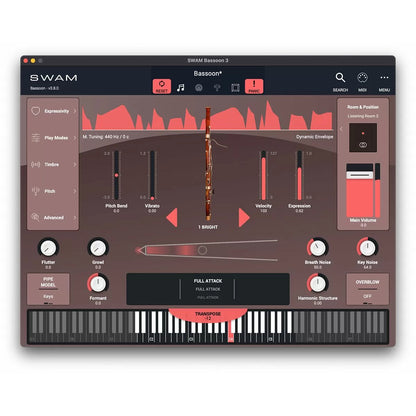 Audio Modeling SWAM Bassoon