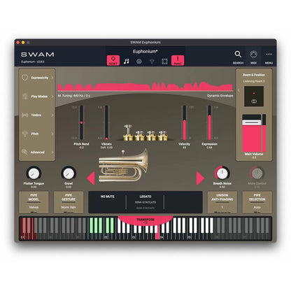 Audio Modeling SWAM Euphonium