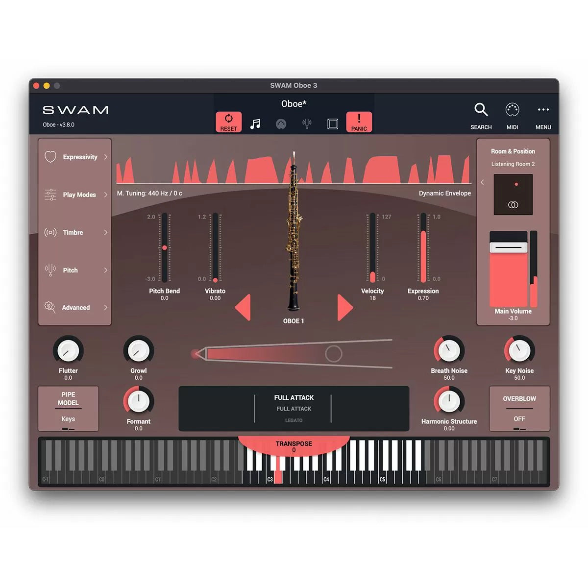 Audio Modeling SWAM Oboe