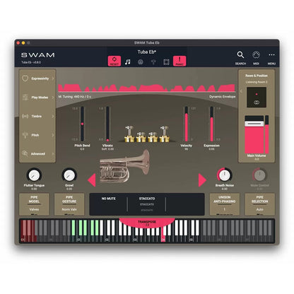 Audio Modeling SWAM Tuba Eb
