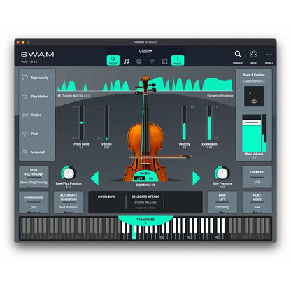 Audio Modeling SWAM Violin