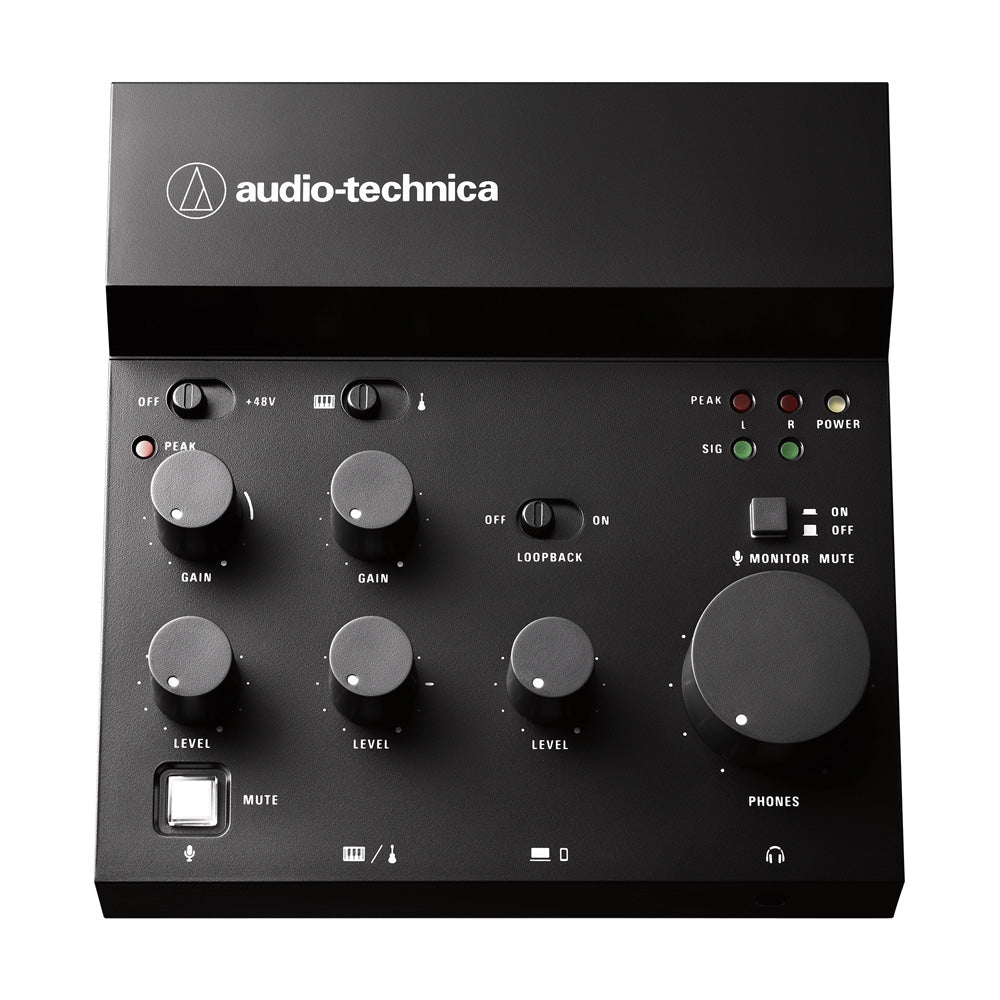 Audio-Technica AT-UMX3 Livestreaming USB Audio Mixer (Black)