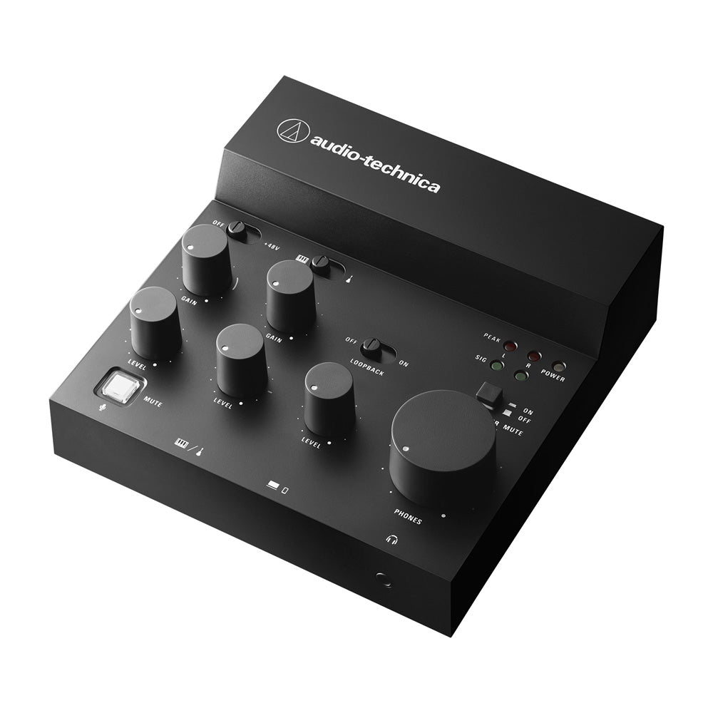 Audio-Technica AT-UMX3 Livestreaming USB Audio Mixer (Black)