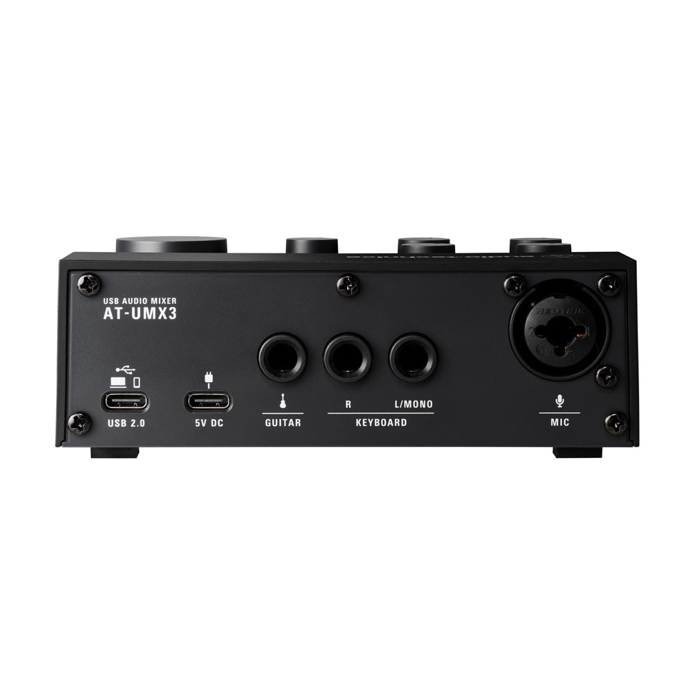 Audio-Technica AT-UMX3 Livestreaming USB Audio Mixer (Black)