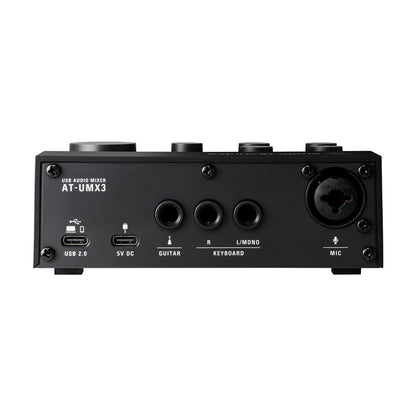 Audio-Technica AT-UMX3 Livestreaming USB Audio Mixer (Black)