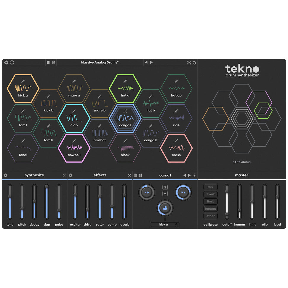 Baby Audio Tekno Drum Synthesizer Plug-In