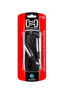 HOSA CYX-403M Stereo Breakout 3.5 mm TRS to Dual XLR3M (3 m)