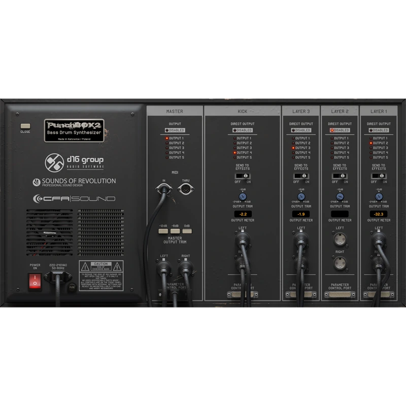 D16 PunchBox 2 Bass Drum Synthesizer