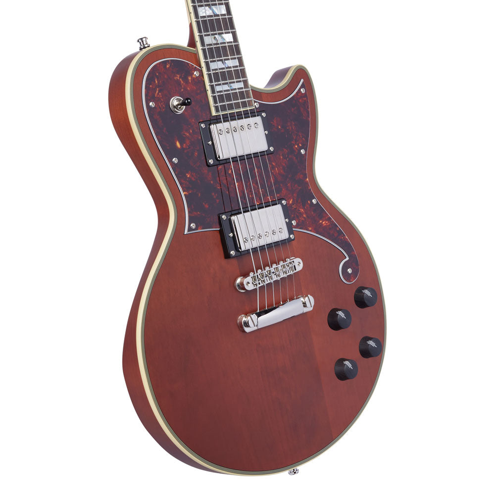 D'Angelico Deluxe Atlantic Electric Guitar (Matte Walnut)